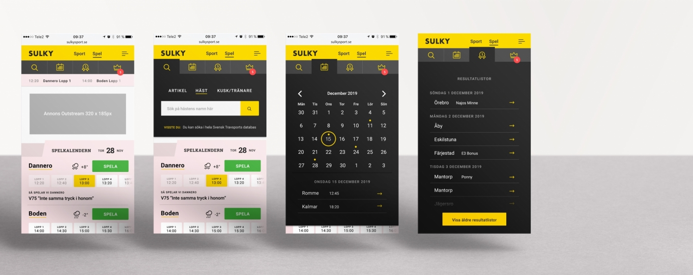 Sulky UX / UI Wonderfour